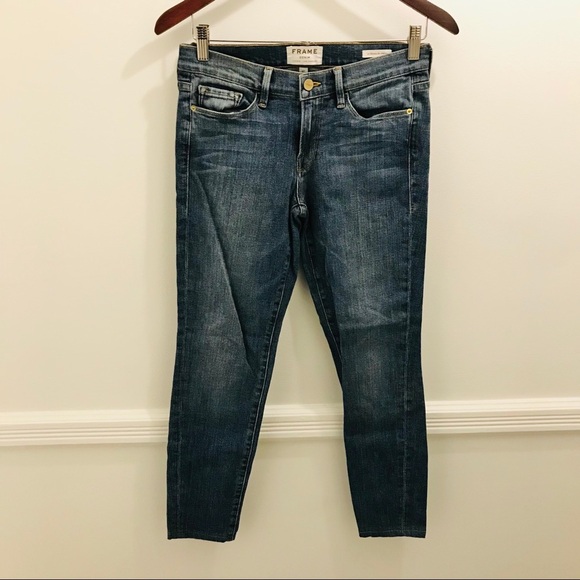 Frame Denim Le Skinny de Jeanne 27 jeans blue - Picture 2 of 8